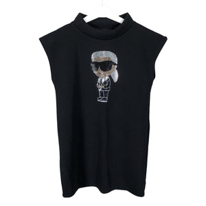 Unisex Karl Lagerfeld - Trikotaažist kleit, suurus 146 - 152 - Must (1)