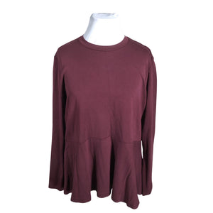 Unisex Nanso - Trikotaažist tuunika, suurus 44 - Veinipunane (1)