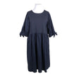 Unisex Kuusama - Trikotaažist kleit, suurus 42 - Sinine ()