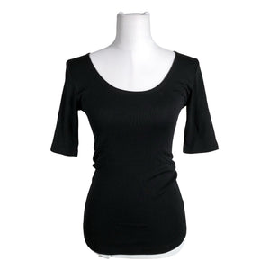 Unisex Rosemunde - Trikotaažist pluus, suurus 38 - Must (1)