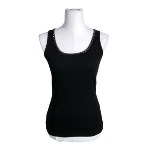 Unisex Bandolera - Trikotaažist topp, suurus 38 - Must (1)