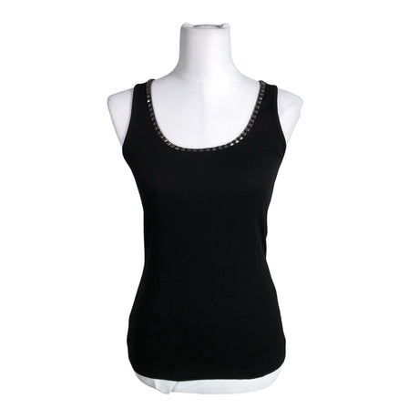 Unisex Bandolera - Trikotaažist topp, suurus 38 - Must ()
