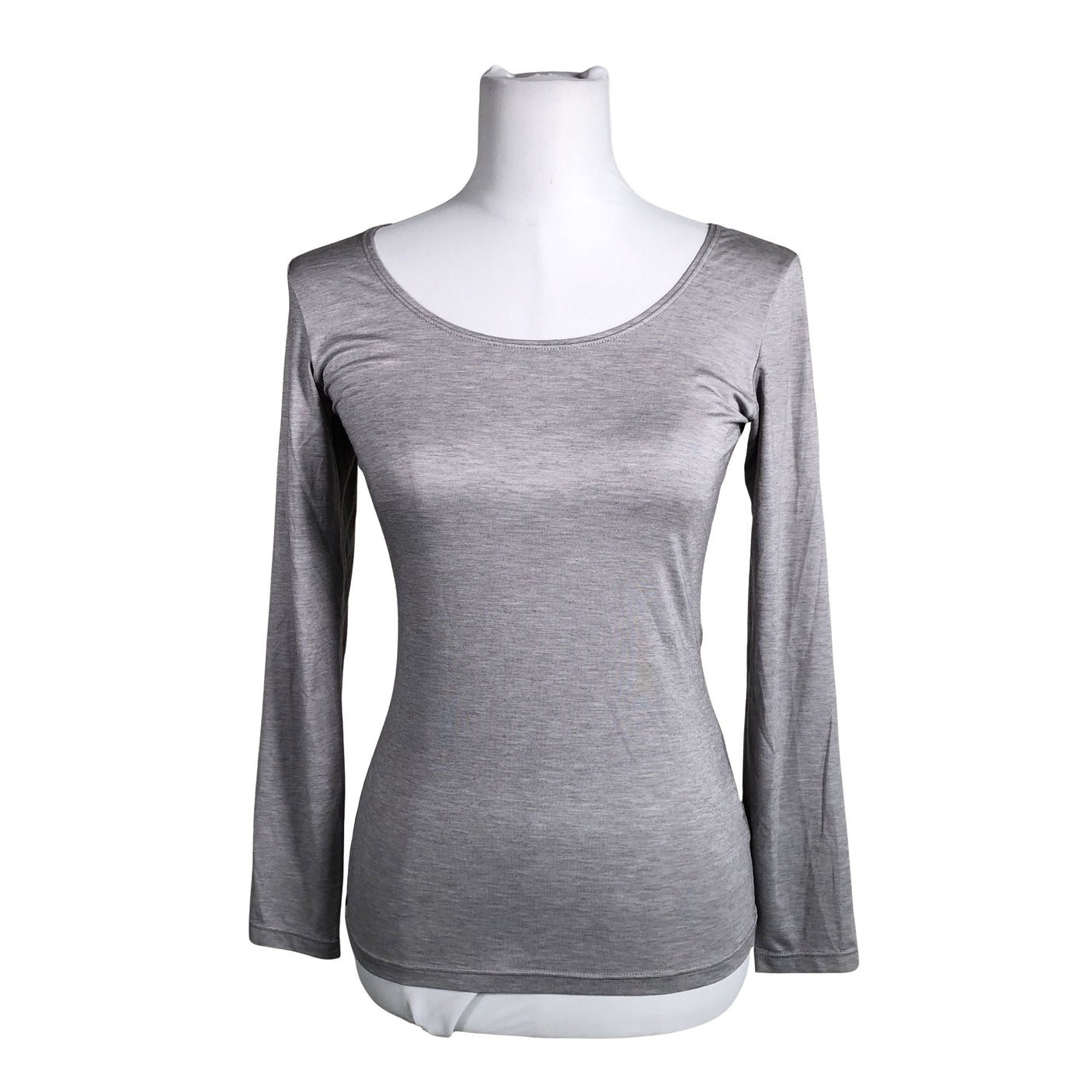 Unisex Uniqlo - Trikotaažist pluus, suurus 38 - Hall (1)