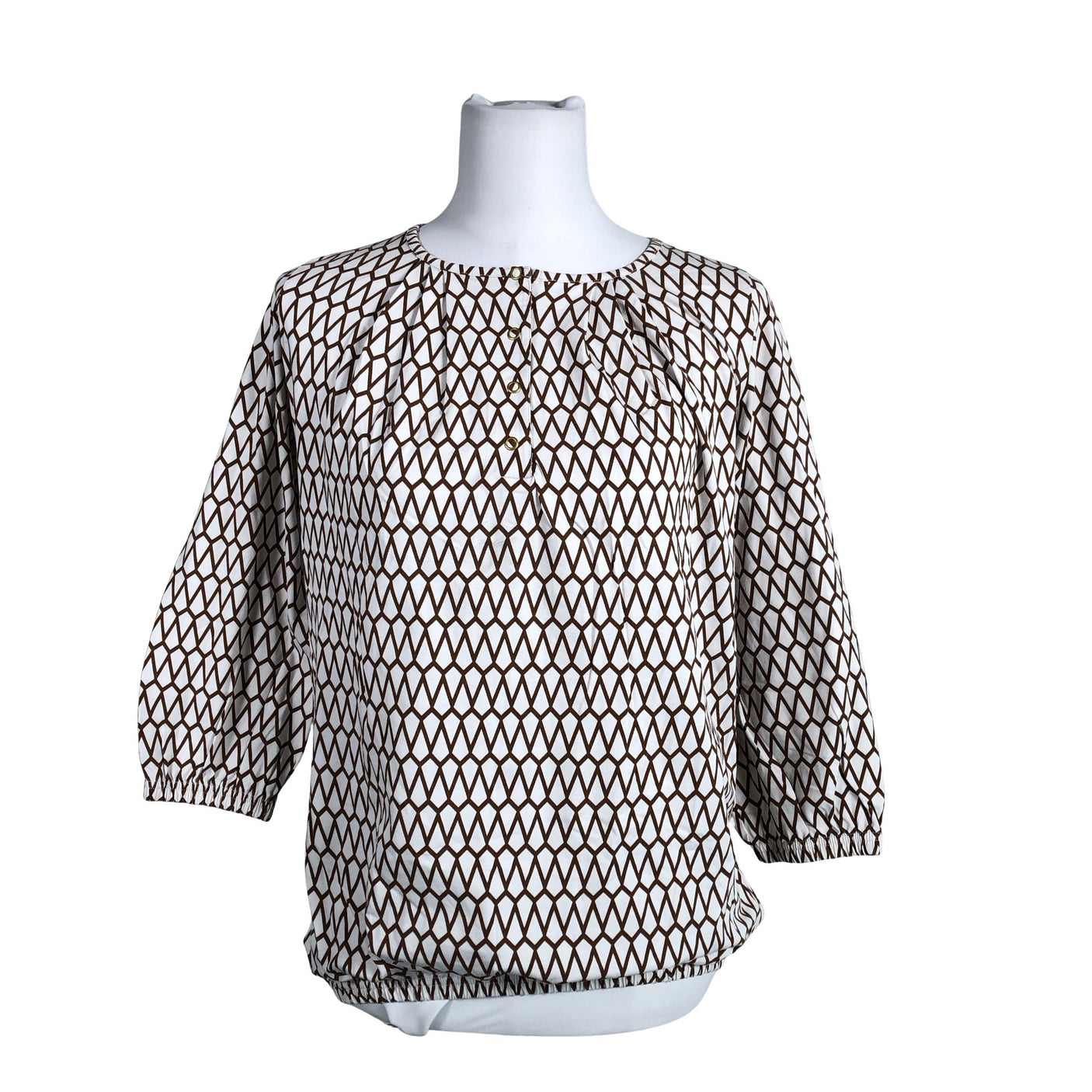 Unisex NOSH - Trikotaažist pluus, suurus 38 - Pruun (1)