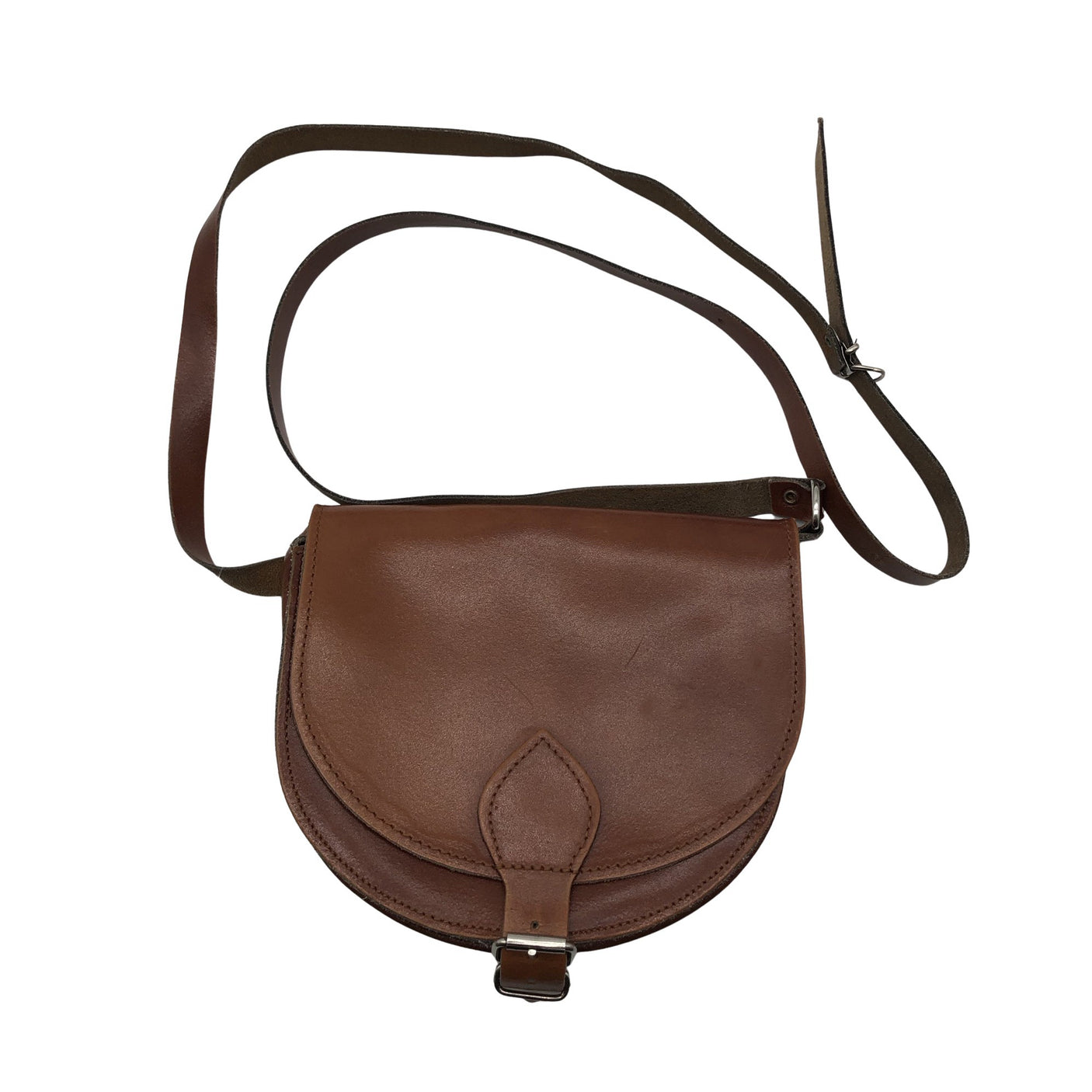 Unisex Handmade - Õlakott, suurus Mini - Pruun (1)