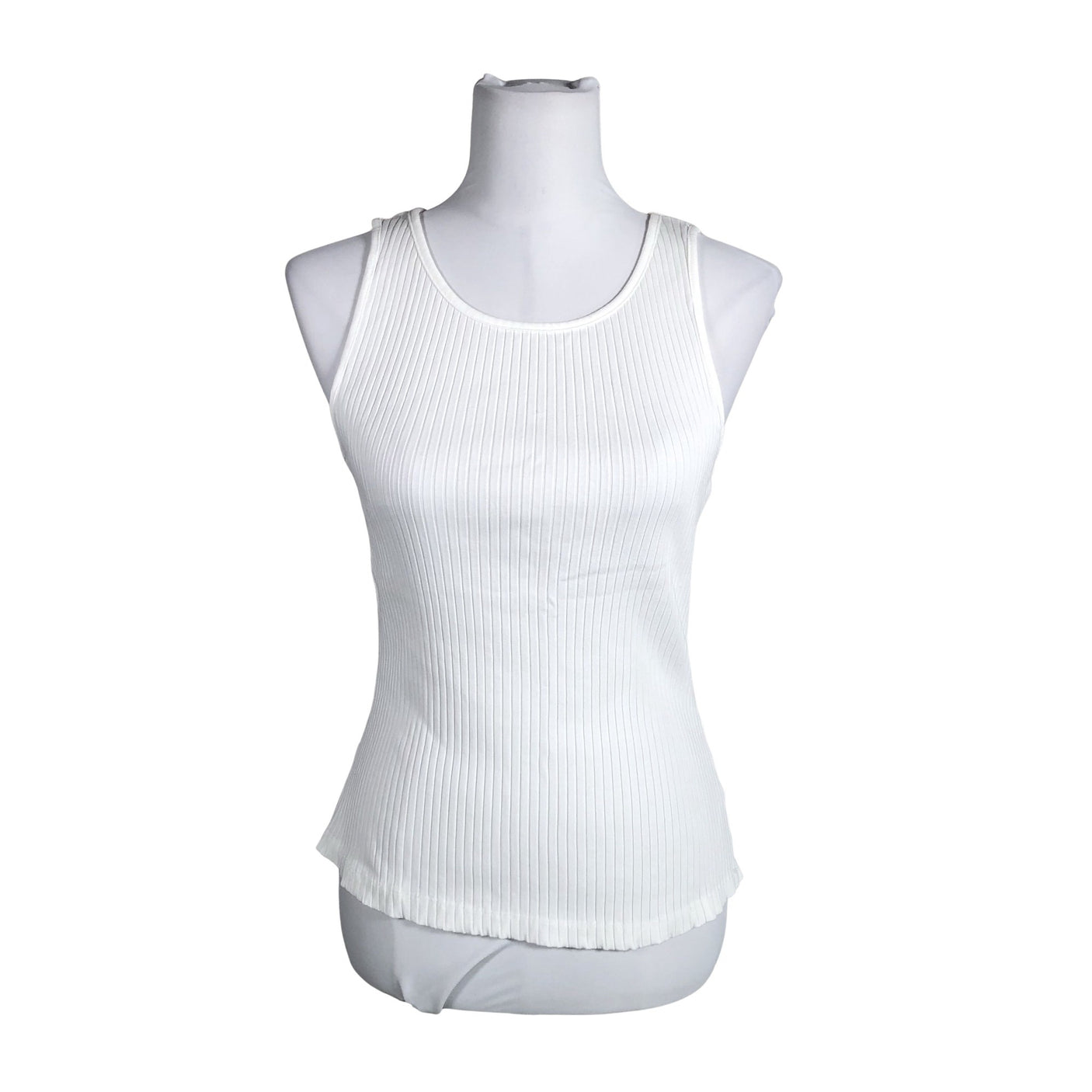 Unisex NOSH - Trikotaažist topp, suurus 38 - Valge (1)