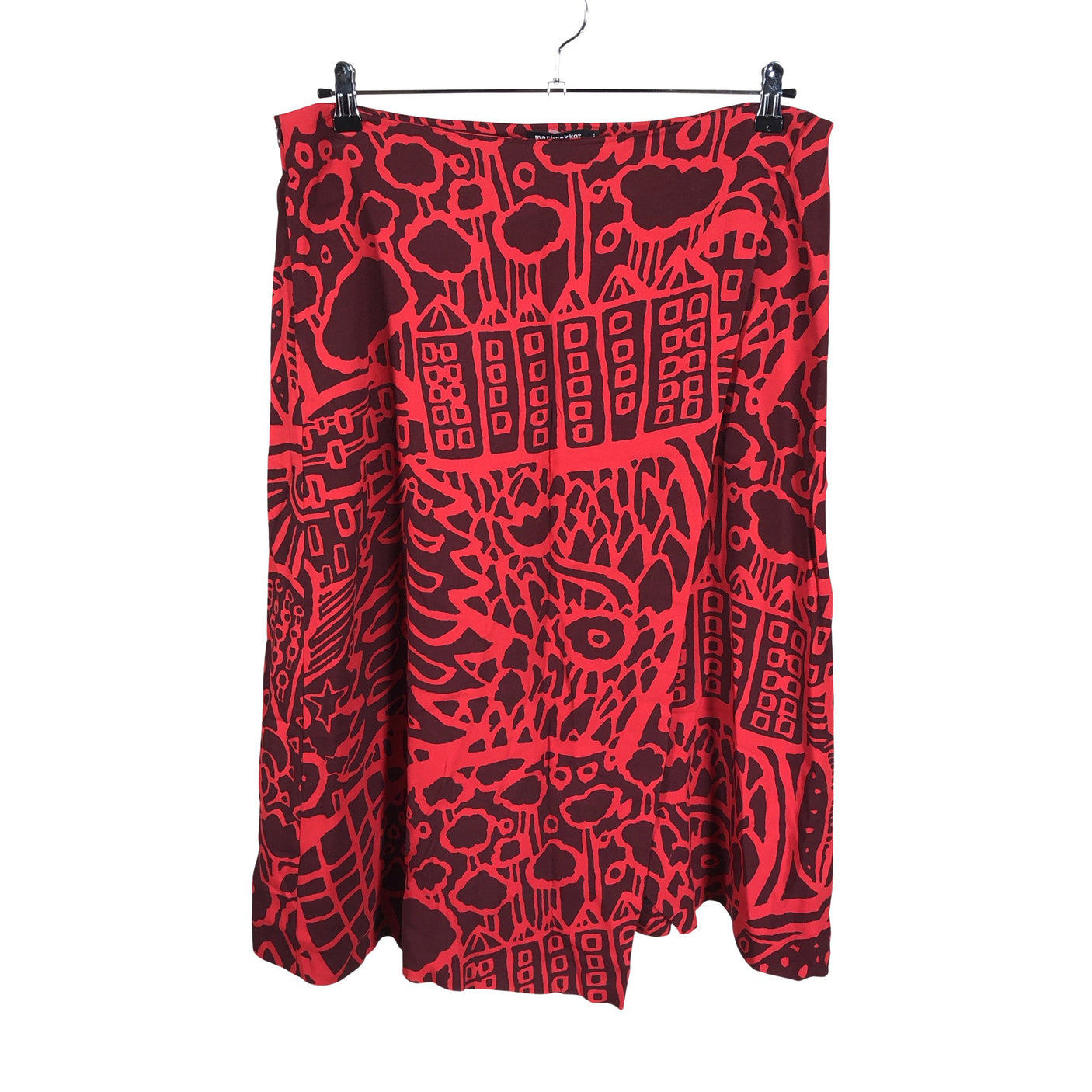 Unisex Marimekko - Mitteveniv seelik, suurus 44 - Punane (1)
