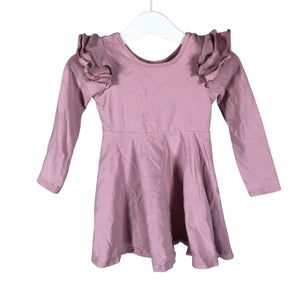 Unisex Gugguu - Trikotaažist kleit, suurus 86 - 92 - Heleroosa (1)
