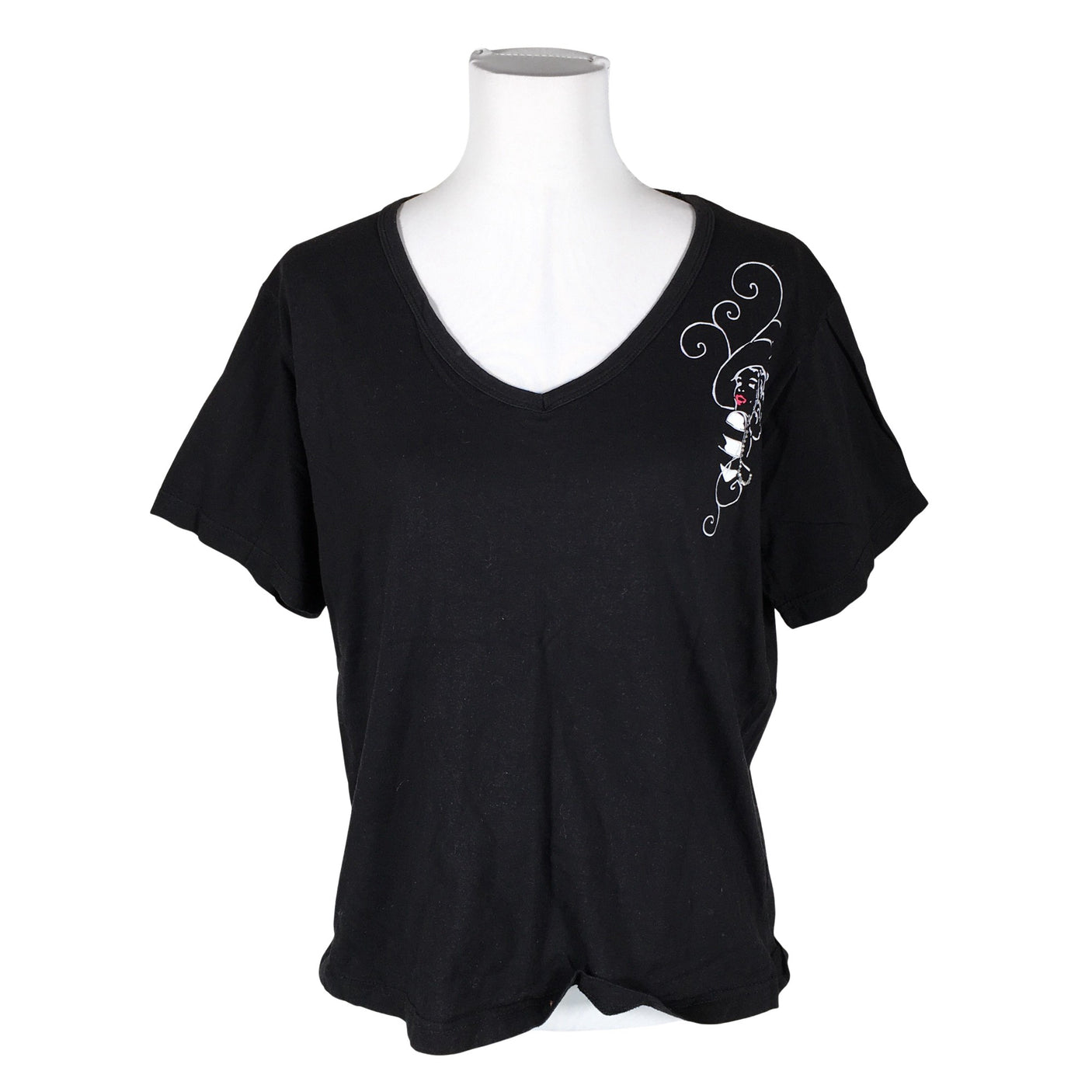 Unisex Novita - T-särk, suurus 40 - Must (1)