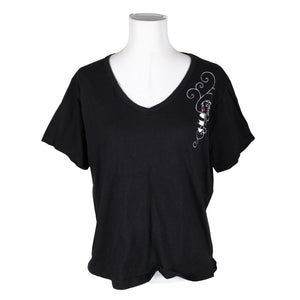 Unisex Novita - T-särk, suurus 40 - Must (1)