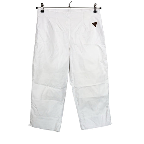 Unisex LauRie - Mittevenivad poolpikad püksid, suurus 40 - Valge ()