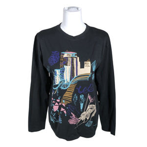 Unisex Marimekko - Trikotaažist pluus, suurus 40 - Must (1)