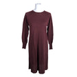 Unisex Noa Noa - Kootud kleit, suurus 36 - Veinipunane ()
