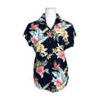 Unisex Rock'n Romance - Lühikeste käistega pluus, suurus 40 - Sinine ()