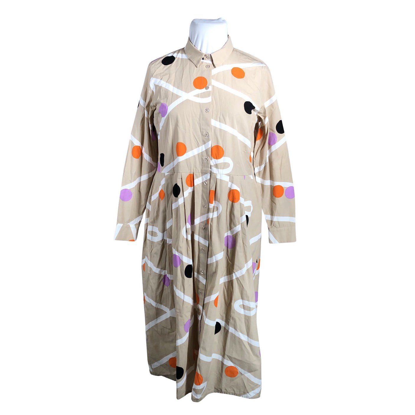 Unisex Nanso - Mitteveniv kleit, suurus 44 - Beige (1)