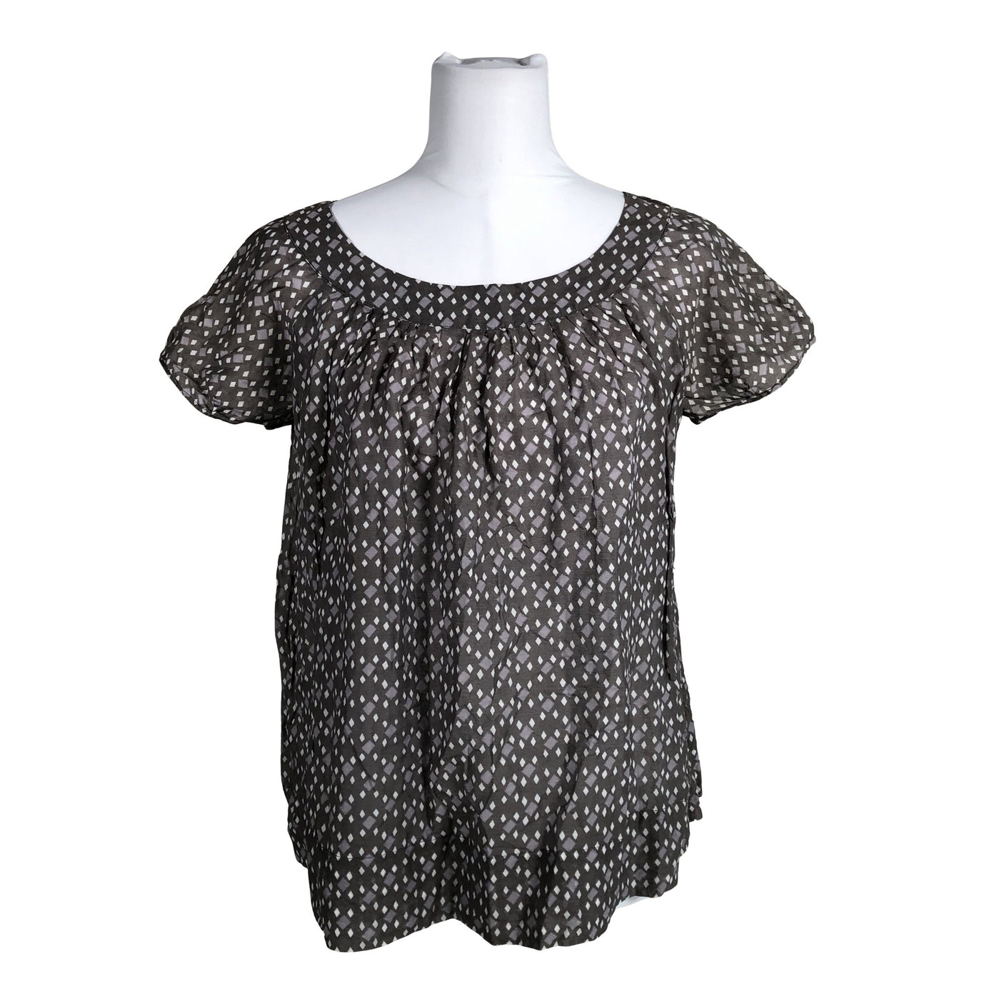Unisex Marc O'Polo - Lühikeste käistega pluus, suurus 34 - Hall (1)