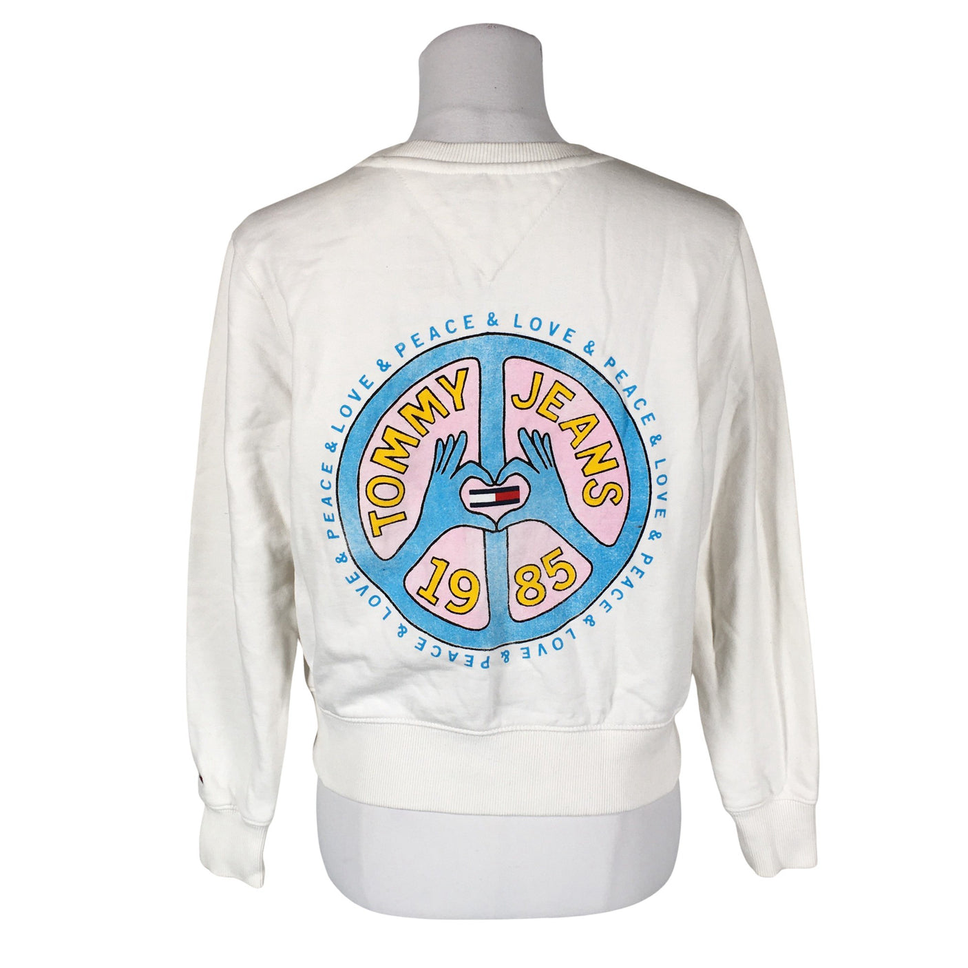 Unisex Tommy Jeans (Tommy Hilfiger) - Dressikangast pluus, suurus 36 - Valge (2)