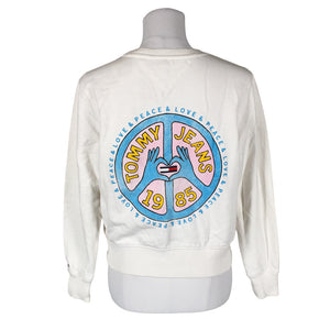 Unisex Tommy Jeans (Tommy Hilfiger) - Dressikangast pluus, suurus 36 - Valge (2)