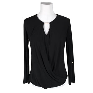 Unisex Esprit - Trikotaažist pluus, suurus 36 - Must (1)