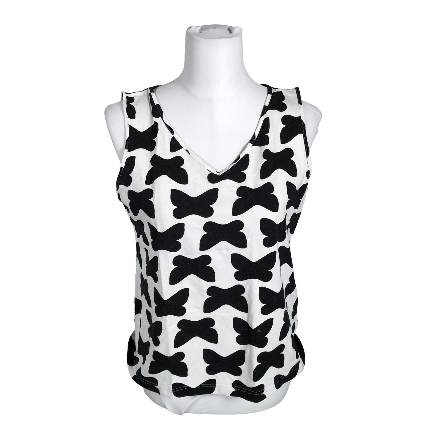 Unisex Nanso - Trikotaažist topp, suurus 40 - Valge (1)