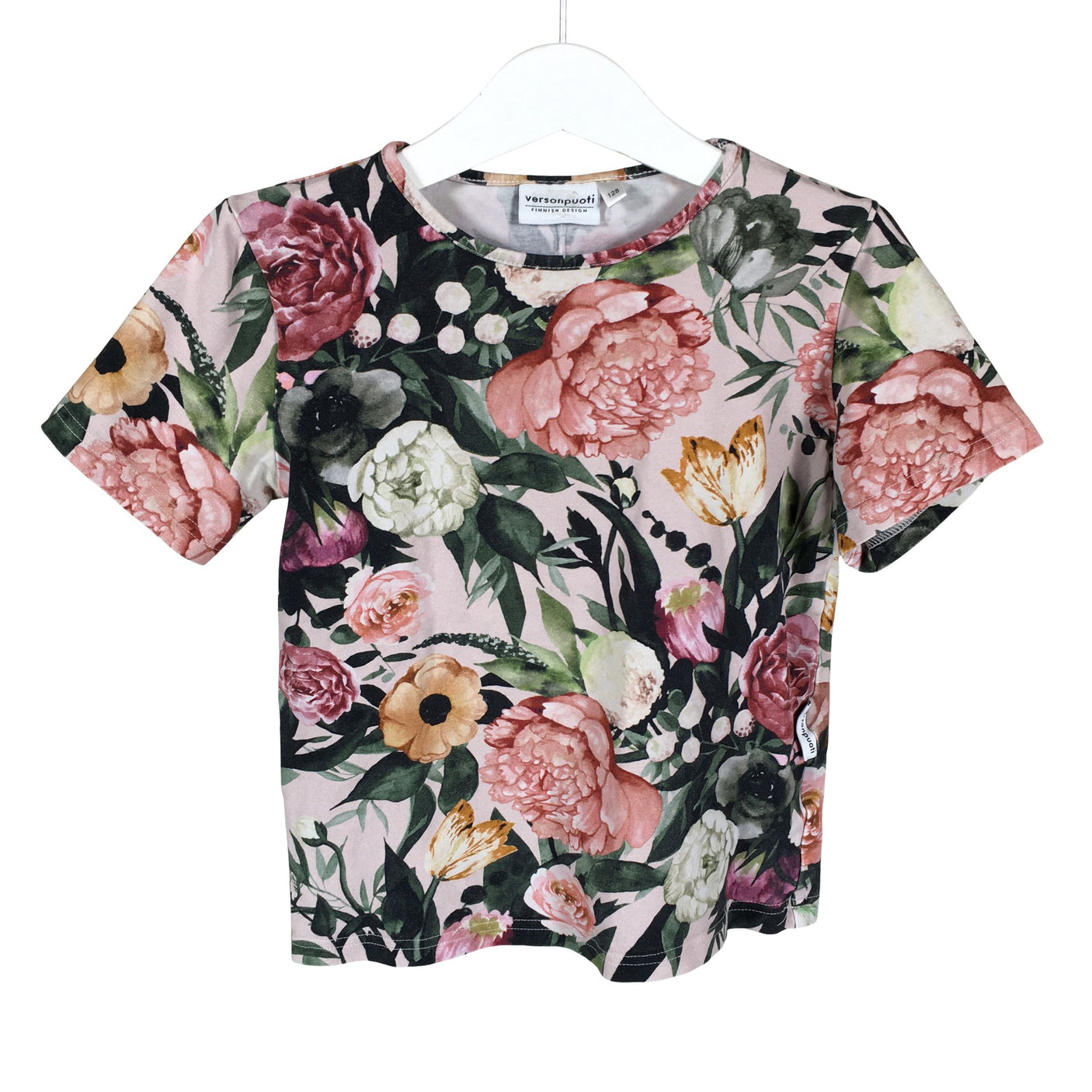 Unisex Versonpuoti - T-särk, suurus 122 - 128 - Heleroosa (1)