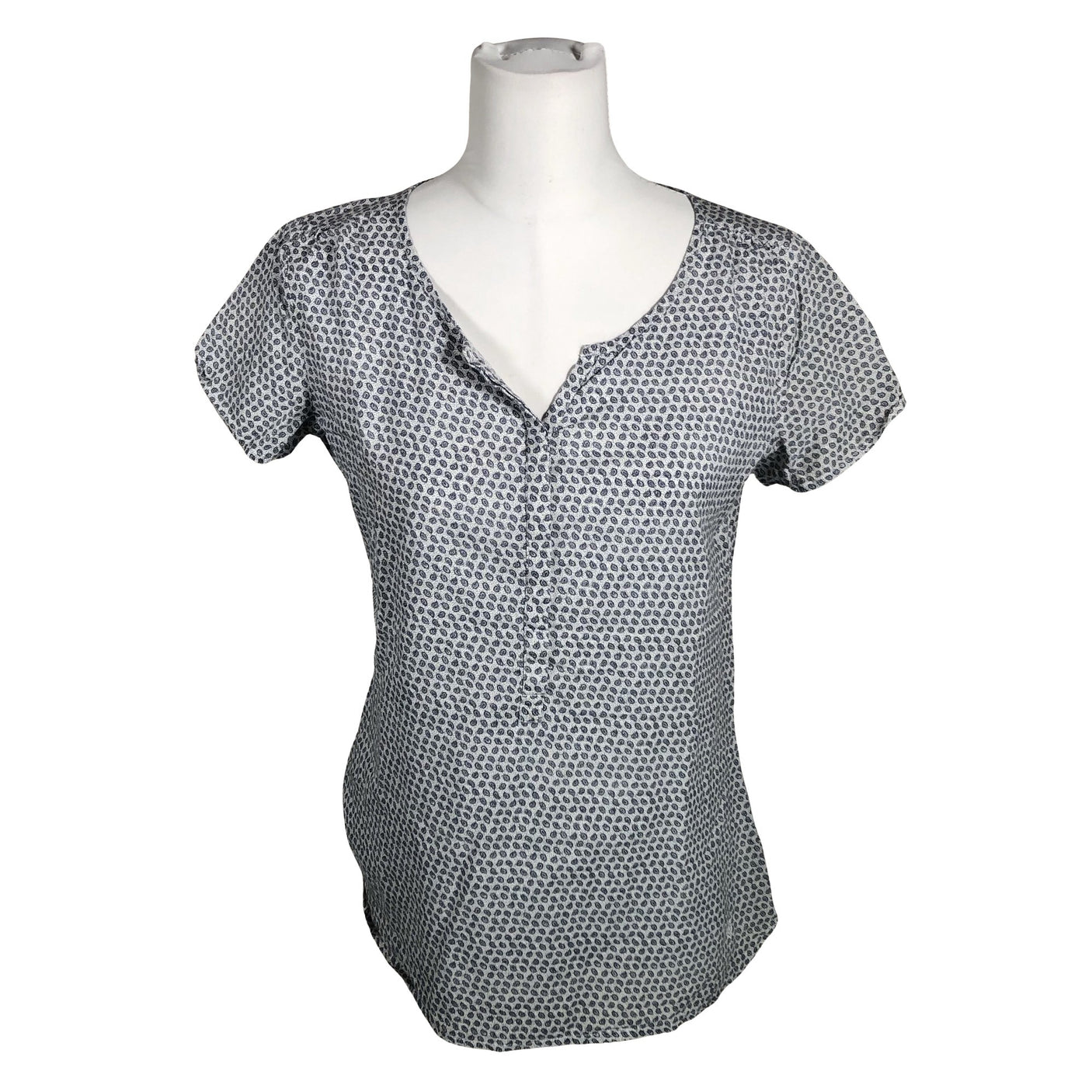 Unisex Basefield - Lühikeste käistega pluus, suurus 36 - Helesinine (1)