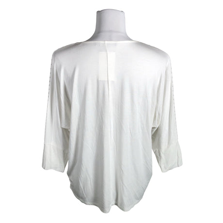 Unisex Someday - Trikotaažist pluus, suurus 36 - Valge (2)