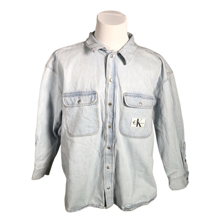 Unisex Calvin Klein Jeans - Teksasärk, suurus XXL - Helesinine ()