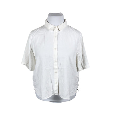 Unisex Noom - Lühikeste käistega pluus, suurus 46 - Valge ()