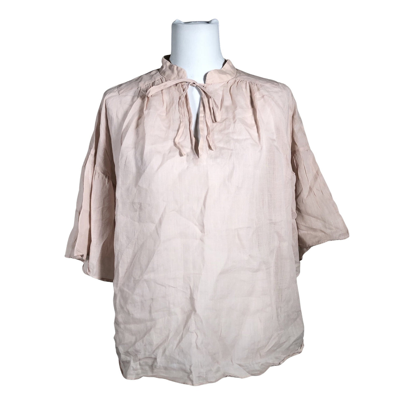 Unisex Second Female - Lühikeste käistega pluus, suurus 38 - Heleroosa (1)