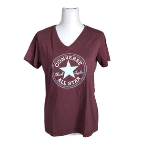 Unisex Converse - T-särk, suurus 38 - Veinipunane (1)