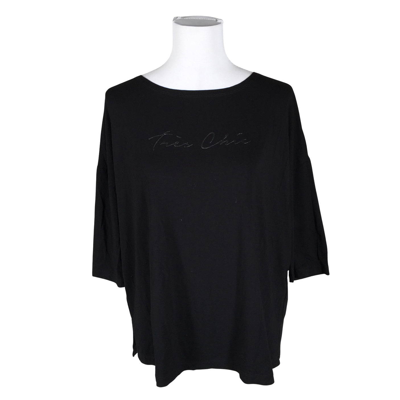 Unisex Your Face - Trikotaažist pluus, suurus 36 - Must (1)