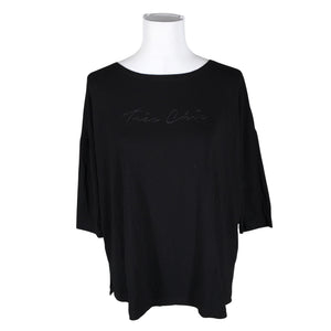 Unisex Your Face - Trikotaažist pluus, suurus 36 - Must (1)