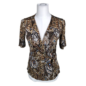 Unisex Lindex - T-särk, suurus 36 - Pruun (1)
