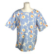 Unisex Marimekko - Lühikeste käistega pluus, suurus 40 - Helesinine ()
