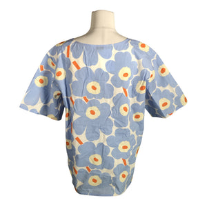 Unisex Marimekko - Lühikeste käistega pluus, suurus 40 - Helesinine (2)