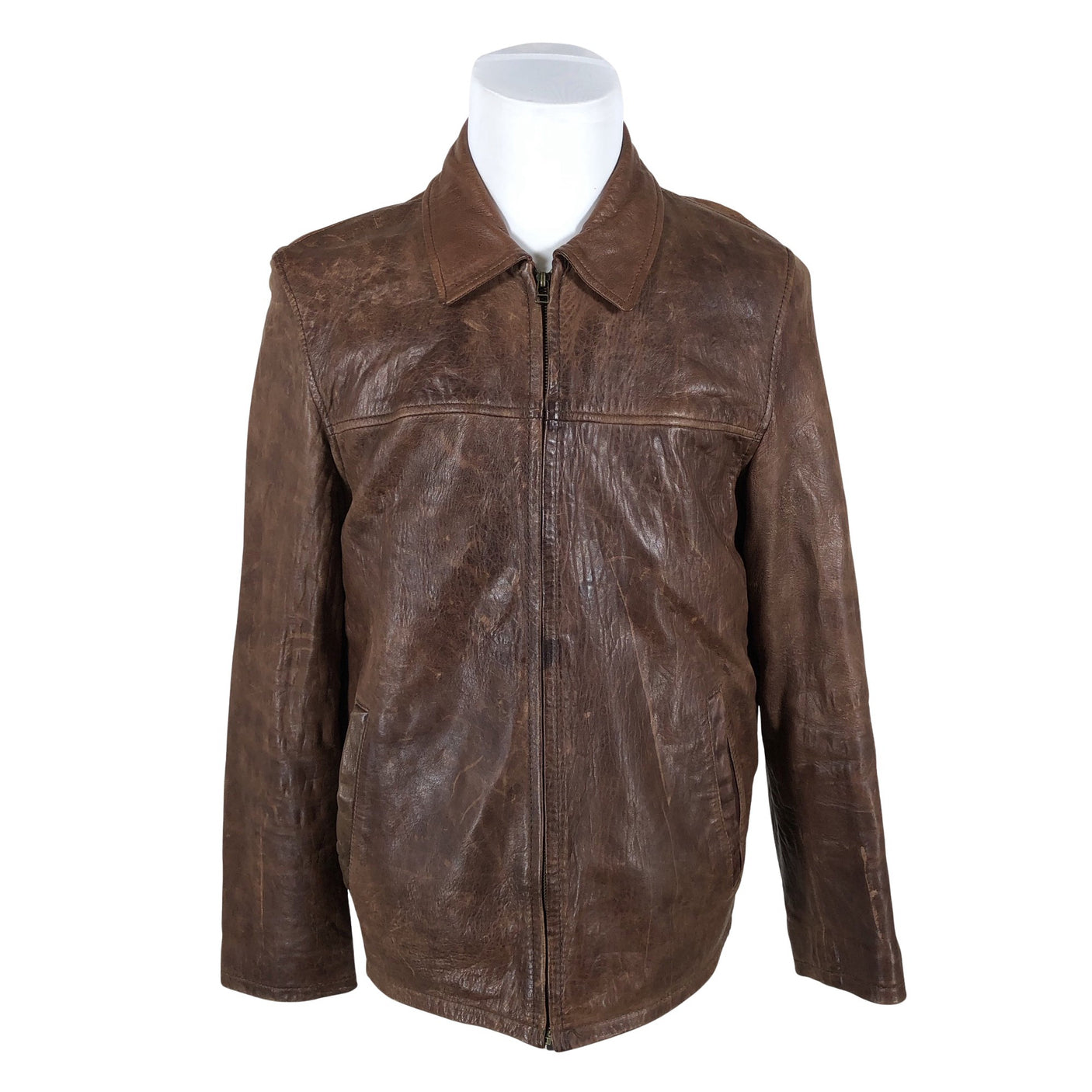 Unisex M. Julian - Nahktagi, suurus S - Pruun (1)