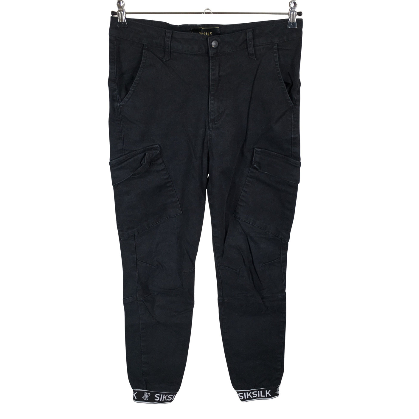 Unisex Siksilk - Cargo-püksid, suurus M - Must (1)