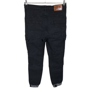 Unisex Siksilk - Cargo-püksid, suurus M - Must (2)