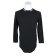Unisex Siksilk - Trikotaažist pluus, suurus L - Must ()