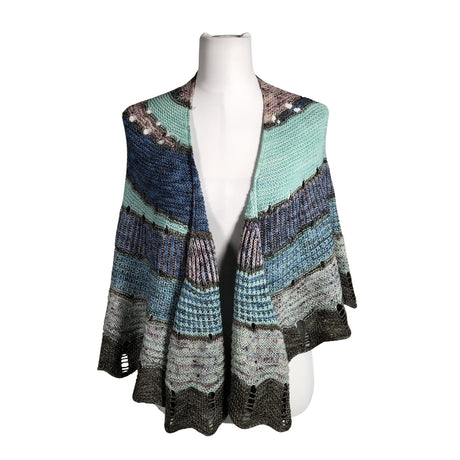 Unisex Handmade - Õlasall, suurus Midi - Sinine ()