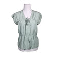 Unisex Rosemunde - Lühikeste käistega pluus, suurus 36 - Roheline ()
