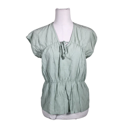 Unisex Rosemunde - Lühikeste käistega pluus, suurus 36 - Roheline ()