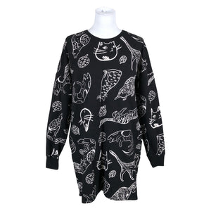 Unisex Nanso - Dressikangast kleit, suurus 40 - Must (1)