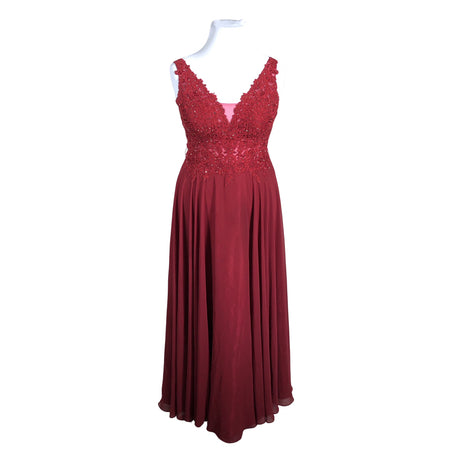 Unisex Manon - Õhtukleit, suurus 42 - Veinipunane ()