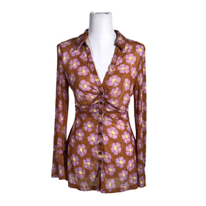 Unisex Free People - Pluus, suurus 36 - Pruun (1)