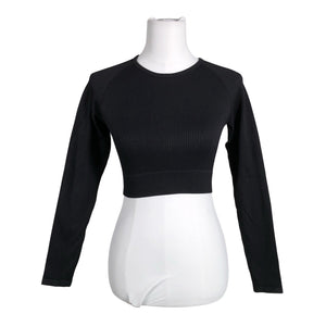 Unisex Aim'n - Spordisärk, pikad käised, suurus 38 - Must (1)