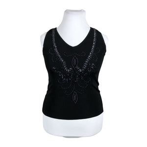 Unisex BCBG Maxazria - Trikotaažist topp, suurus 44 - Must (1)