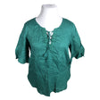 Unisex Benetton - Lühikeste käistega pluus, suurus 42 - Roheline ()