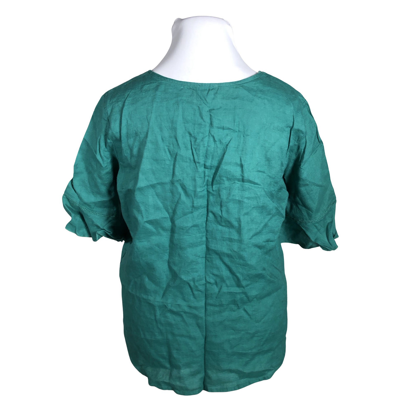 Unisex Benetton - Lühikeste käistega pluus, suurus 42 - Roheline (2)